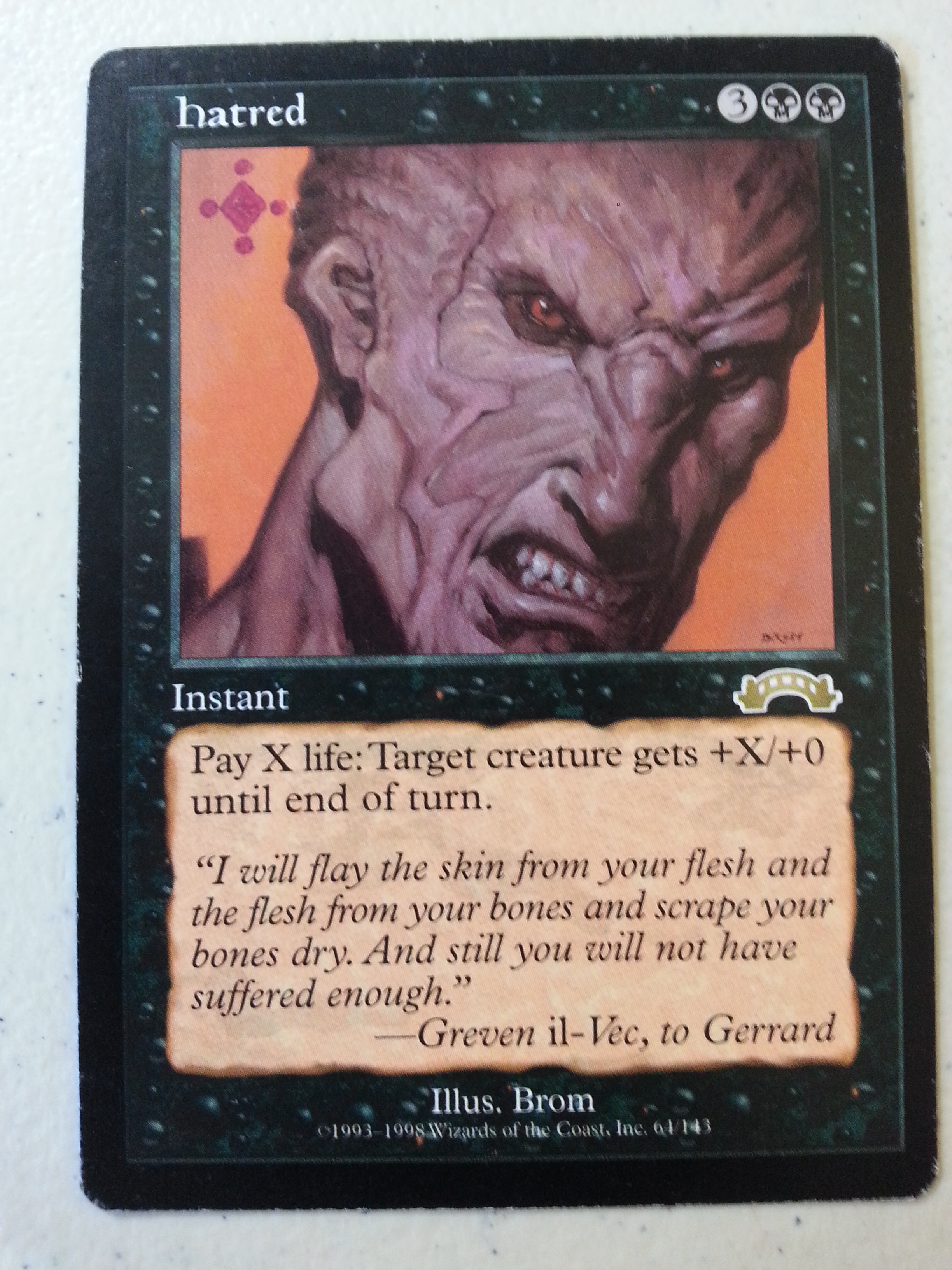 Hatred - Pro Tour Stamped